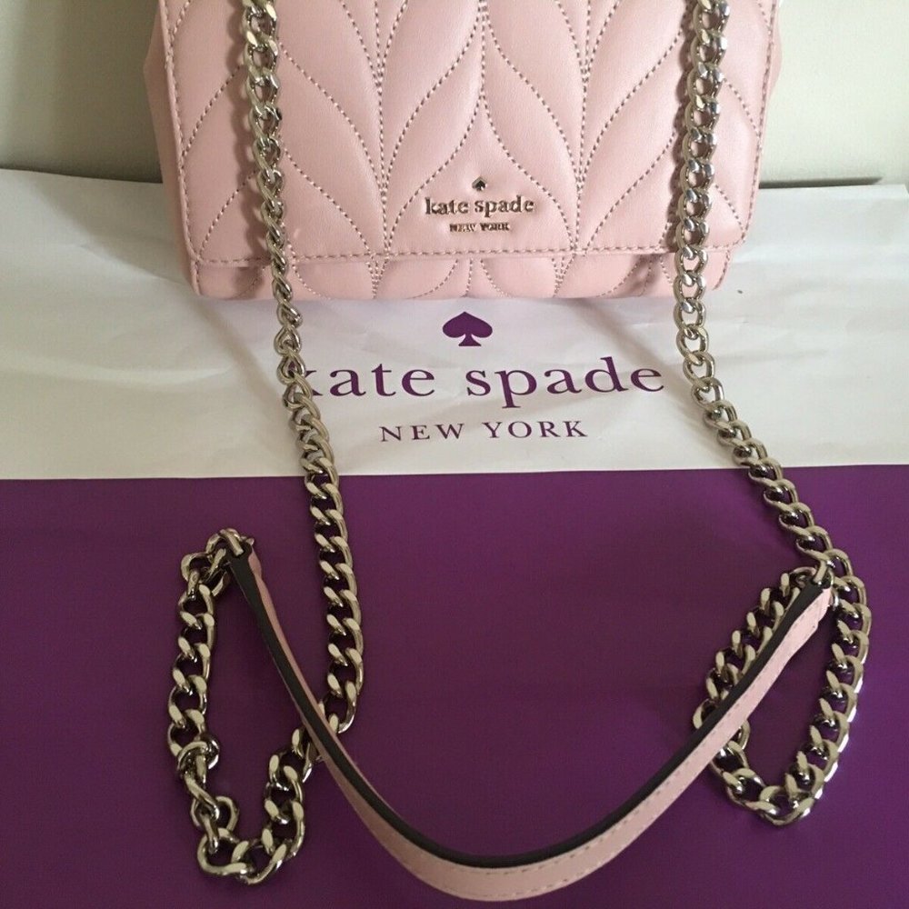 Kate Spade Briar Lane Quilted Emelyn Rosy handbag - Picture 3 of 8